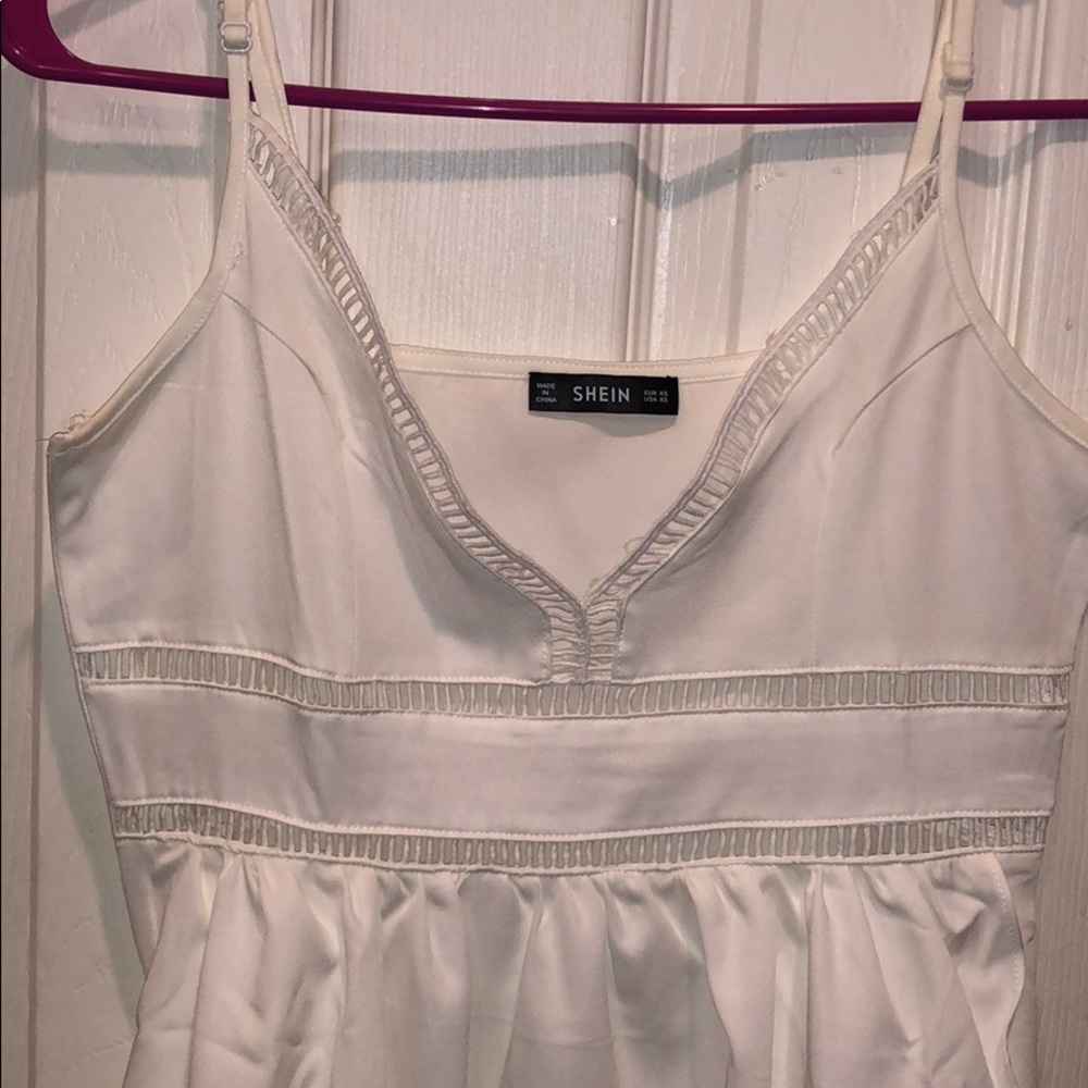 White Mini Dress - Picture 3 of 8